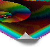 Poster Kaleidoscope de moulinets (Coin)