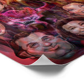 Poster Kaleidoscope intertissé d'émotion (Coin)