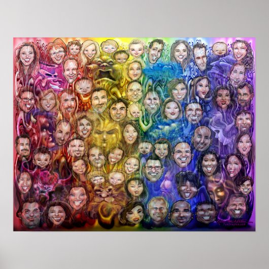 Poster Kaleidoscope intertissé d'émotion (Devant)