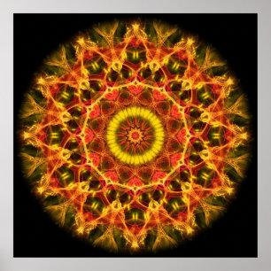 Poster Kaléidoscope Lush