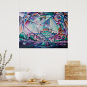 Poster "Kaleidoscope politique" par Timothy Orikri (Cuisine)