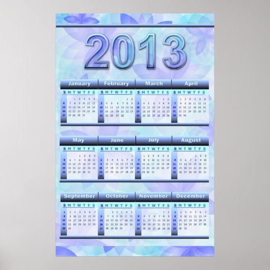 Poster Kalender 2013 (Voorkant)