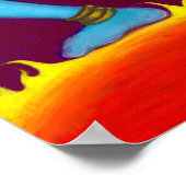 Poster Kali hindou déesse gothique Art (Coin)