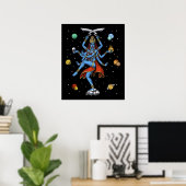 Poster Kali Hindu (Bureau à domicile)