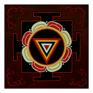 Poster Kali Yantra