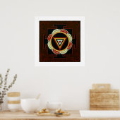Poster Kali Yantra (Cuisine)