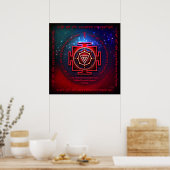 Poster Kali Yantra (Cuisine)