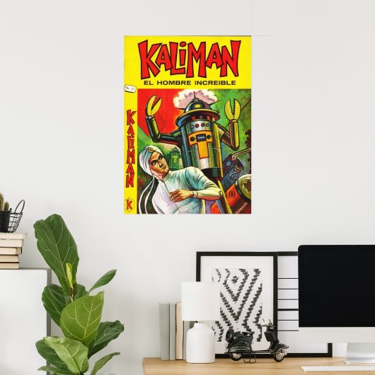POSTER KALIMAN VS ROBOT (Bureau à domicile)