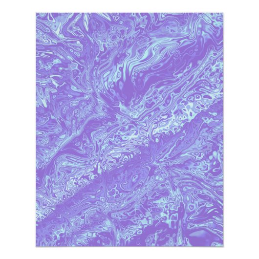 Poster Kaliverse Fluide Fractal #01 (Devant)