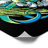 Poster "Kallan" Green Lotus Water Angel (Coin)