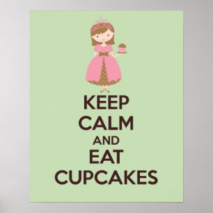 Poster kalm houden en eten
