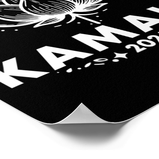 Poster Kamala 2024 White Lotus (Coin)