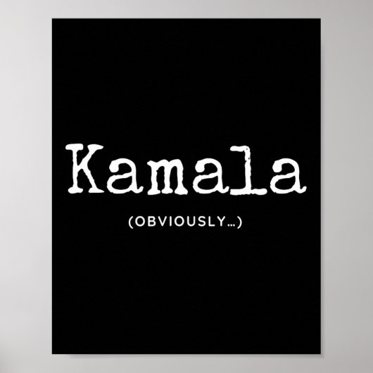 Poster Kamala (évidemment) (Devant)