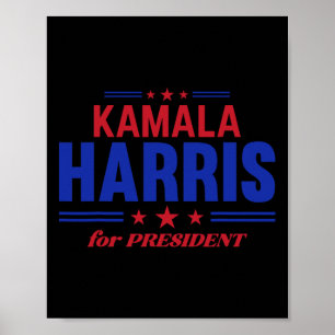 Poster Kamala Hariss Pour Les Élections Présidentielles 2