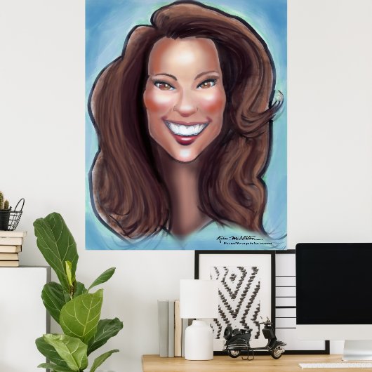 Poster Kamala Harris (Bureau à domicile)