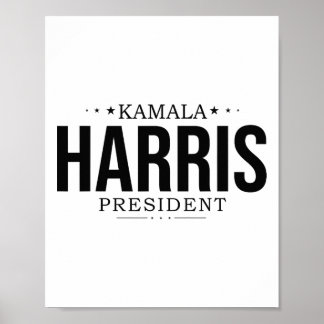 Poster Kamala Harris 2024 Madame la Présidente Kamala 47 