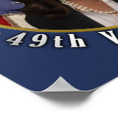 Poster Kamala Harris 49e vice-présidente (Coin)