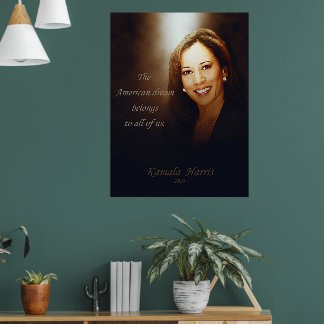 Poster Kamala Harris. American Dream appartient à nous to