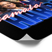 Poster Kamala Harris American Flag Redémarrage (Coin)