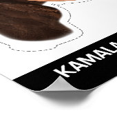 POSTER KAMALA HARRIS AVEC AVIATEURS CUTOUT MASQUE (Coin)