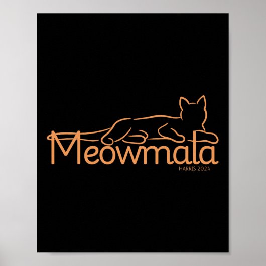 Poster Kamala Harris Cat Ladies 2024 Election (Devant)