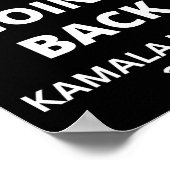 Poster Kamala Harris Cite Slogan (Coin)