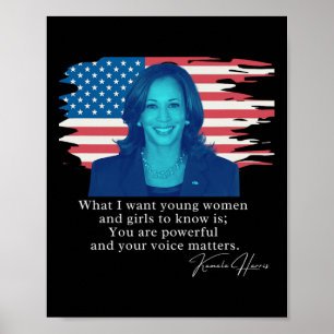 Poster Kamala Harris cite Tee