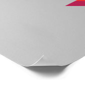 Poster Kamala Harris Election drôle et anti-Trump rouge e (Coin)