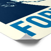 Poster Kamala Harris en avant 11x14 (Coin)