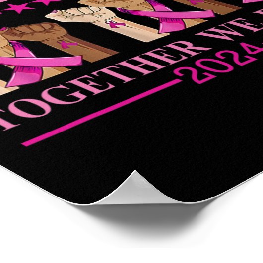 Poster Kamala Harris Ensemble Nous Soulageons Le Cancer D (Coin)