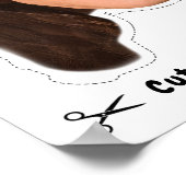 Poster Kamala Harris Masque Halloween (Coin)