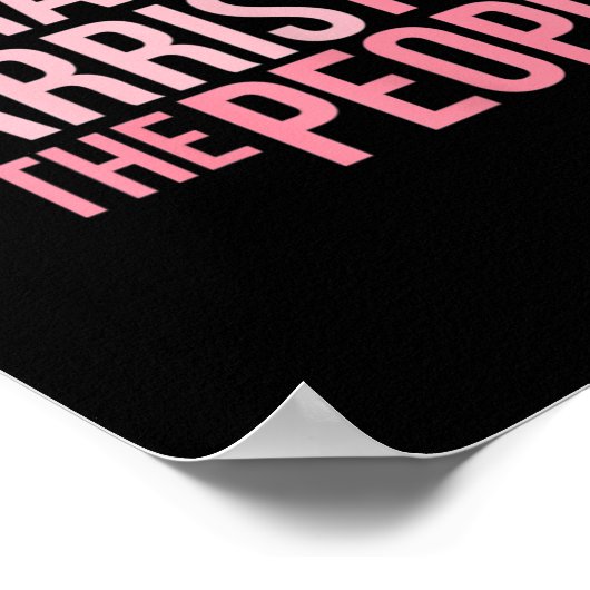 Poster Kamala Harris Pour Le Peuple - Aka 2020 Vice Presi (Coin)