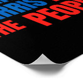Poster Kamala Harris Pour Le Peuple Président Américain C (Coin)