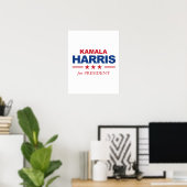 Poster Kamala Harris pour le président - (Bureau à domicile)