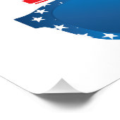 Poster Kamala Harris pour le président 2024 drôle d'anti- (Coin)