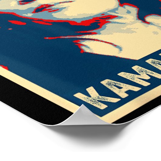 Poster Kamala Harris Pour Président 2024 Madame la Vice-P (Coin)