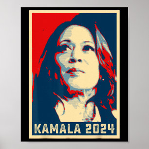 Poster Kamala Harris Pour Président 2024 Madame la Vice-P