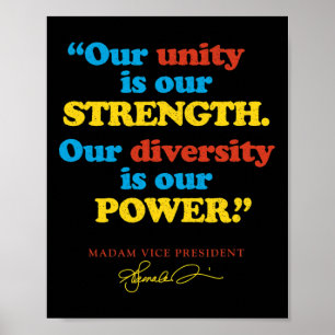 Poster Kamala Harris, Président