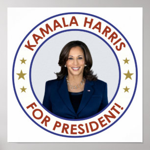 POSTER KAMALA HARRIS PRÉSIDENTE !