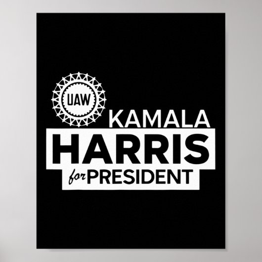 Poster Kamala Harris Présidente 2024 (Devant)
