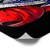 Poster Kamala Harris talons Haut Sur Le Casquette Rouge (Coin)