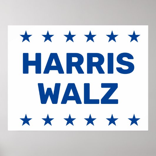 Poster Kamala Harris Tim Walz Yard (Devant)