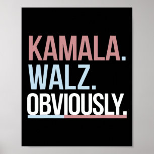 Poster Kamala Harris Tim Wheimer Évidemment Vêtements Vot