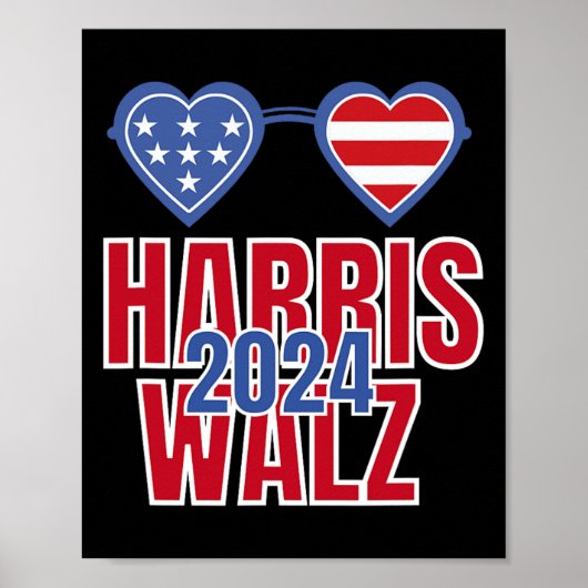 Poster Kamala Harris Tim Wheimer Waltz (Devant)