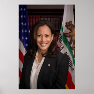 Poster Kamala Harris Vice-président américain, Biden 2024