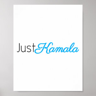 Poster Kamala juste voter 2024 pour l'élection présidenti