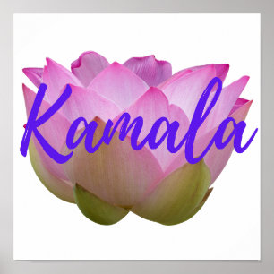 Poster Kamala "Lotus Flower"