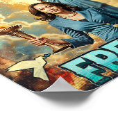 Poster Kamala Pour Le Président Slogan Statue Liberty Pro (Coin)