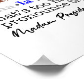 Poster Kamala Si c'est trop difficile de proclamer Essaye (Coin)