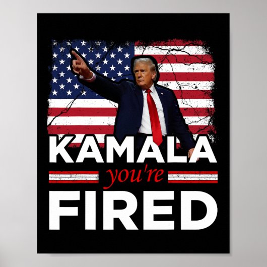 Poster Kamala Vous êtes Viré Drôle (Devant)